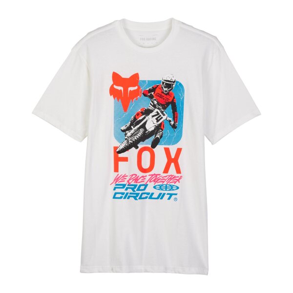 FOX T-Shirt Pro Circuit weiß M