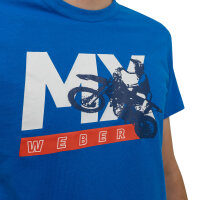 Weber MX T-Shirt blau M