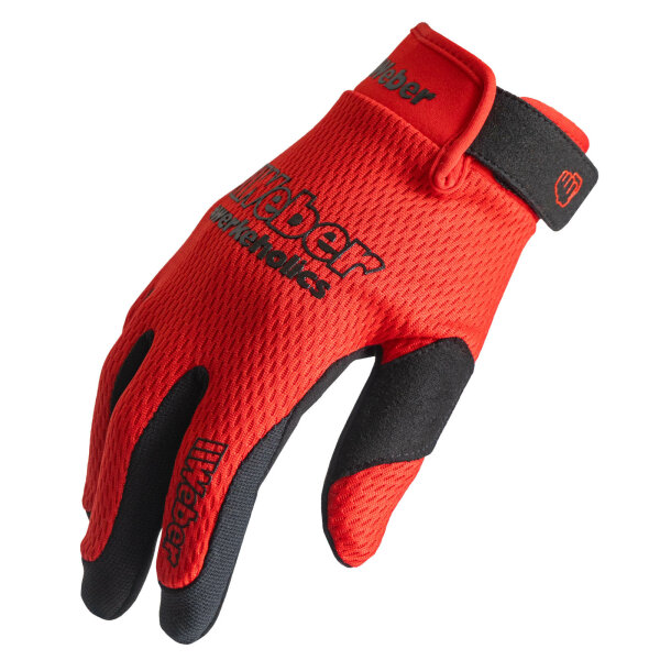 Weber #Werkeholics Ultra Lite Handschuhe rot/schwarz S