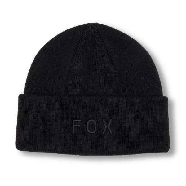 FOX Wordmark Beanie Mütze schwarz