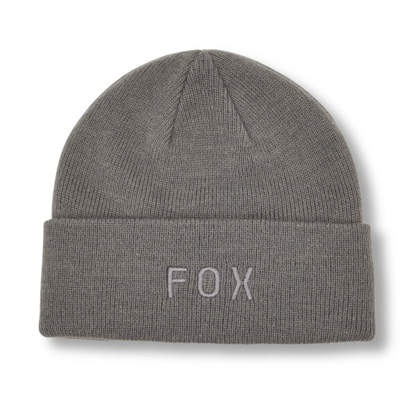 FOX Wordmark Beanie Mütze grau