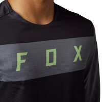 FOX Flexair Arcadia Jersey schwarz/grau/grün L