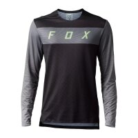 FOX Flexair Arcadia Jersey schwarz/grau/grün XL