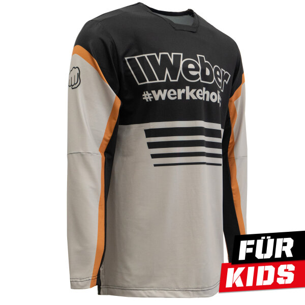 Weber #Werkeholics Sand Edition Jersey beige/schwarz Kids