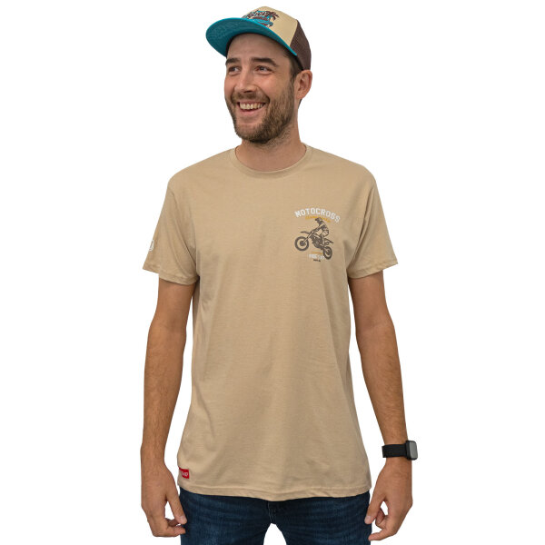 Weber Motocross T-Shirt beige