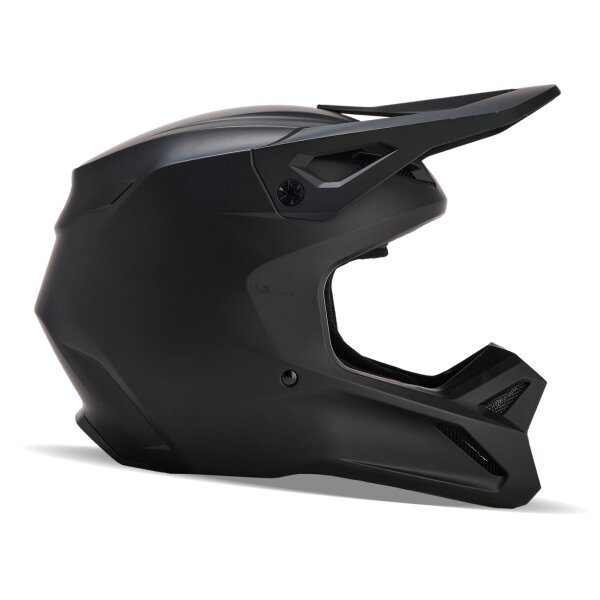 FOX V1 Solid Helm schwarz matt L