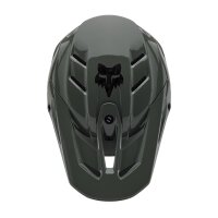 FOX V3 RS Solid Carbon Helm grau