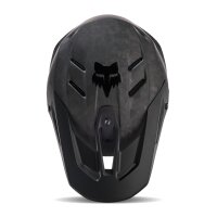 FOX V3 RS Solid Carbon Helm schwarz matt