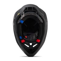 FOX V3 RS Solid Carbon Helm schwarz matt