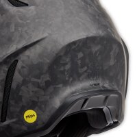 FOX V3 RS Solid Carbon Helm schwarz matt