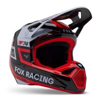 FOX V1 Race Spec Helm flu rot