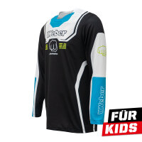 Weber #Werkeholics Impact Jersey schwarz/türkis Kids