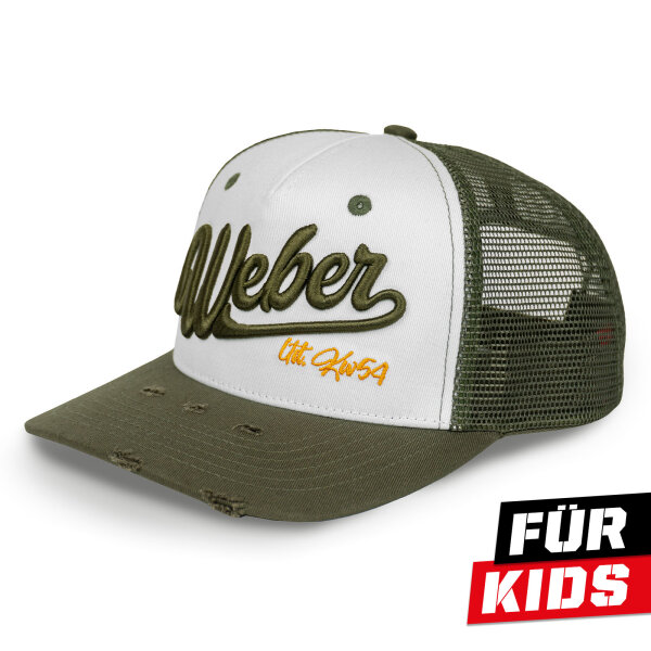 Weber #Werkeholics x KW54 Mesh Baseball Cap Kids grün