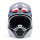 FOX V1 FLOW Helm weiß/rot