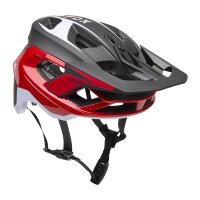 FOX Speedframe Pro DEFY Mountainbike Helm CE schwarz/rot