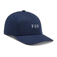 FOX Wordmark verstellbare Kappe blau