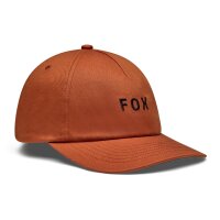 FOX Wordmark verstellbare Kappe braun