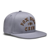 FOX Race Crew Snapback grau